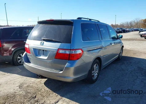2007 Honda Odyssey Ex-L из США, поврежденный, VIN 5FNRL38717B065467